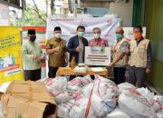 Gandeng LAZ U-Care Indonesia, PT Telkom Sebar 2.500 Paket Sembako