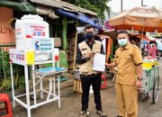 Pertamina Berikan Bantuan 5 Wastafel Portable dan 10.000 Masker Non Medis
