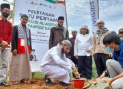 Syaikh Ibrahim Ali Hassan Letakkan Batu Pertama Pembangunan Masjid Al-Aqsho Bogor