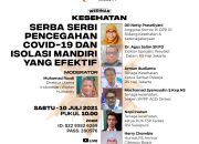 Webinar IWH : Serba-Serbi Penanganan Covid 19 & Isolasi Mandiri Yang Efektif