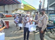 Peduli Lonjakan Positif Covid-19, Gema Keadilan Kota Bekasi Bagikan Ribuan Masker N95