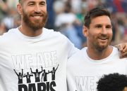 Messi dan Ramos Saling Berpelukan