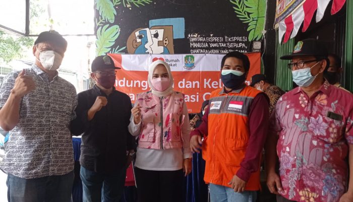 Sinergi Giat Vaksin Rumah Zakat bersama Kelurahan Aren Jaya Bekasi