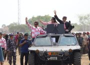 Mayjen Farid Maruf Dampingi Panglima TNI di Gelar Kerapan Sapi di Bangkalan