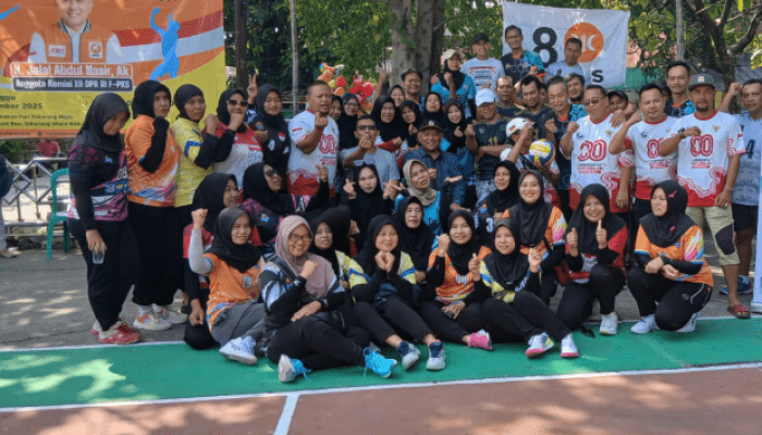 H. Jalal Gelar Turnamen Voli Cup 2025, Meriahkan HUT RI dan Eratkan Silaturahmi Warga