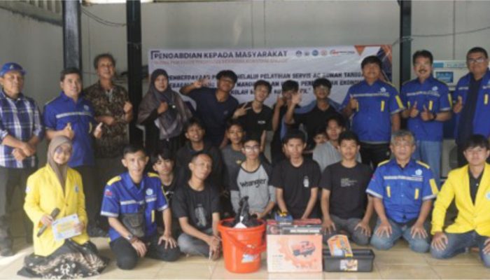 Pelatihan Servis AC di SMA Master Depok, Langkah Nyata Dorong Kemandirian Ekonomi Pemuda