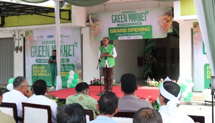BRI KC Cikarang Dukung Grand Opening Green Market Jababeka lewat Sponsorship dan Fasilitas Transaksi Digital