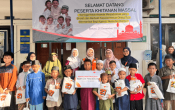 Rumah Zakat Bersama Yayasan Al Mabrur Bekasi Gelar Khitanan Massal