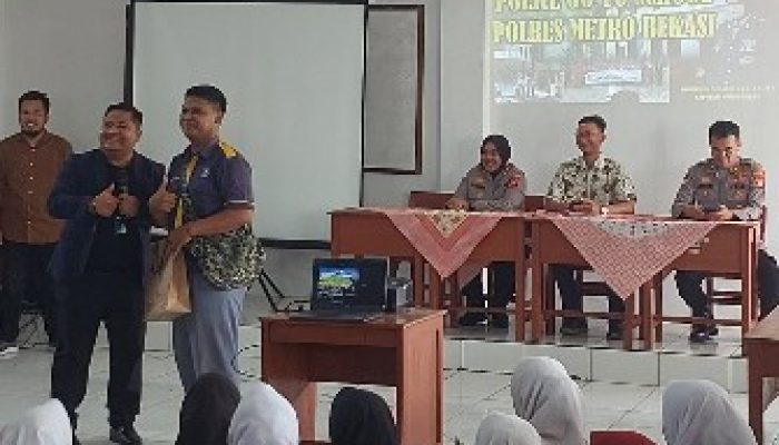 BRI BO Cikarang Dukung Edukasi Generasi Muda Bersama Kapolres Metro Bekasi di SMK Puja Bangsa
