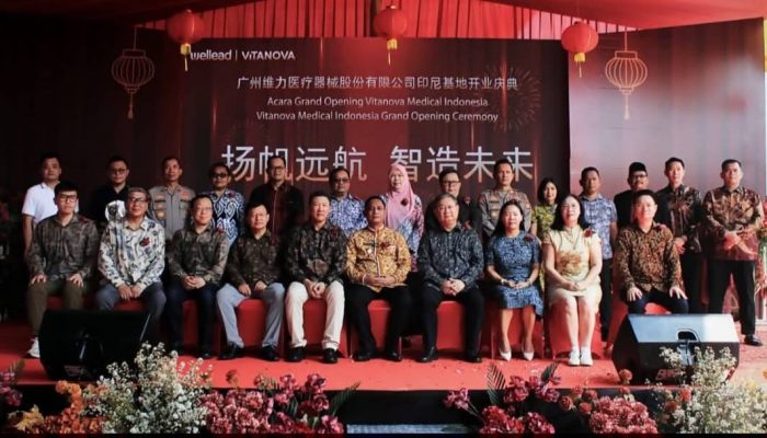 Sektor Industri Alkes Bertumbuh, Plt Bupati Bekasi Resmikan PT Vitanova Medical Indonesia