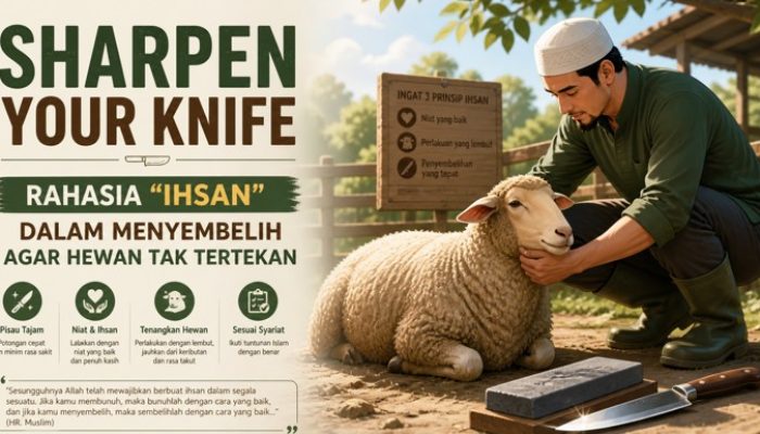 Sharpen Your Knife: Rahasia “Ihsan” dalam Menyembelih agar Hewan Tak Tertekan