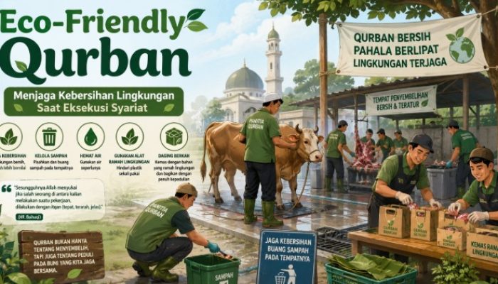 Eco-Friendly Qurban: Menjaga Kebersihan Lingkungan Saat Eksekusi Syariat