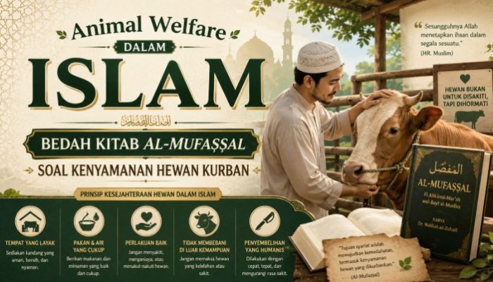 Animal Welfare dalam Islam: Bedah Kitab Al-Mufaṣṣal Soal Kenyamanan Hewan Kurban