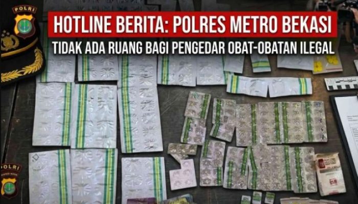 Kapolres Metro Bekasi: Tidak Ada Ruang bagi Pengedar Obat Ilegal, Dua Pelaku Ditangkap