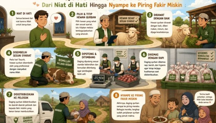 Qurban Journey: Dari Niat di Hati Hingga Nyampe ke Piring Fakir Miskin