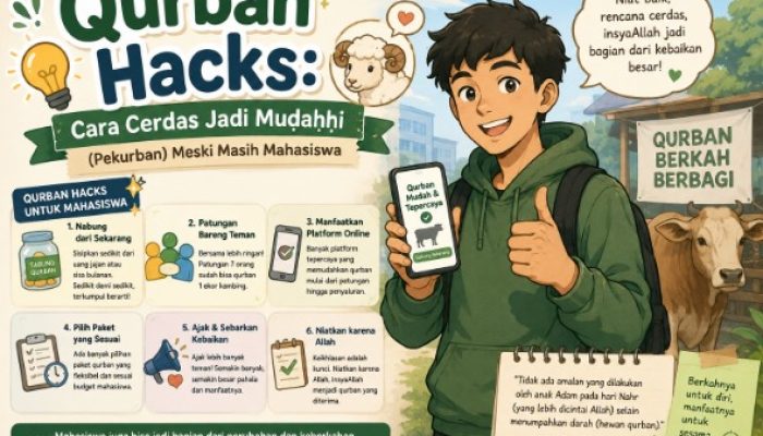 Qurban Hacks: Cara Cerdas Jadi Muḍaḥḥi (Pekurban) Meski Masih Mahasiswa
