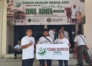 FMGA Tebar Qurban Salurkan 3 Sapi dan 5 Kambing di Cikarang Timur