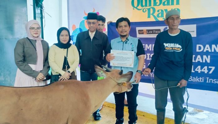 SIP LawFirm dan Astri Bakti Peduli Salurkan Qurban Kaleng untuk Wilayah Bencana