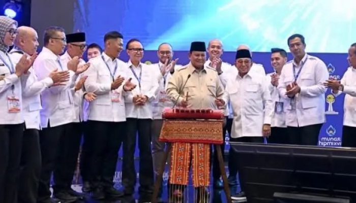 Prabowo Buka Munas XVIII HIPMI, Soroti Nasionalisme dan Kepastian Hukum bagi Dunia Usaha