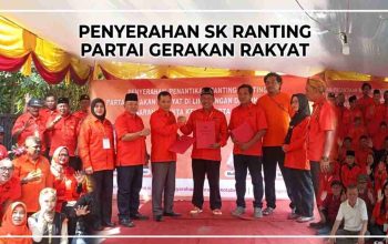 PGR Kota Bekasi Perkuat Mesin Politik hingga Akar Rumput, Enam Ranting Bekasi Utara Terima SK